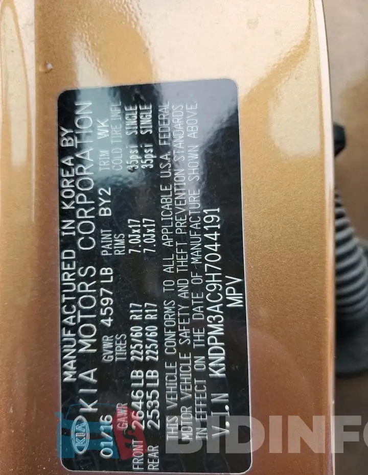 KNDPM3AC9H7044191 Photo# 13