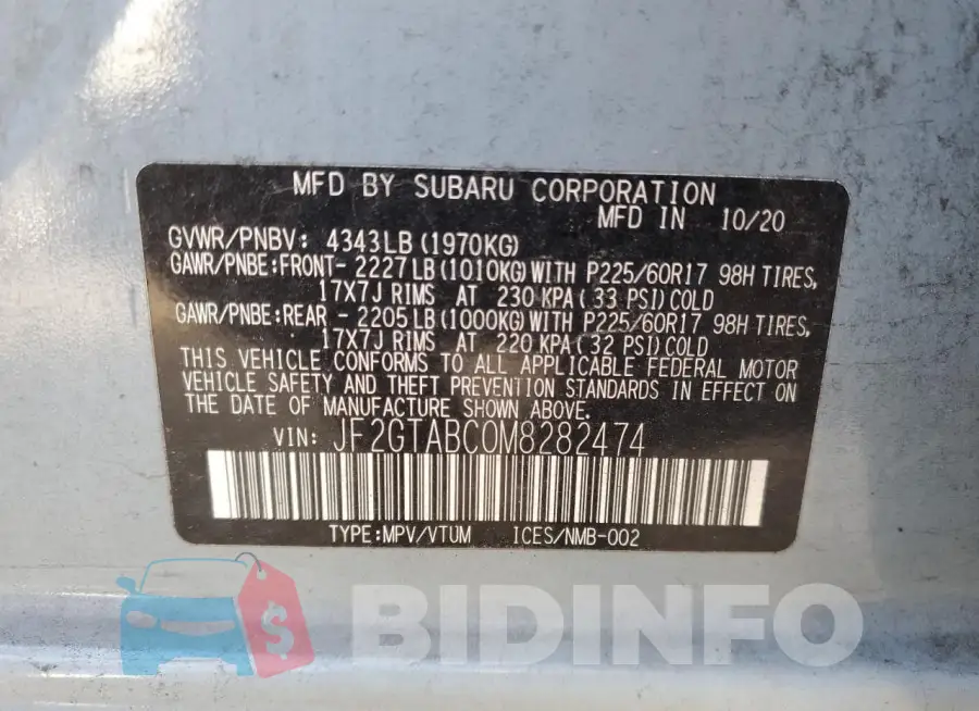 JF2GTABC0M8282474 Photo# 13