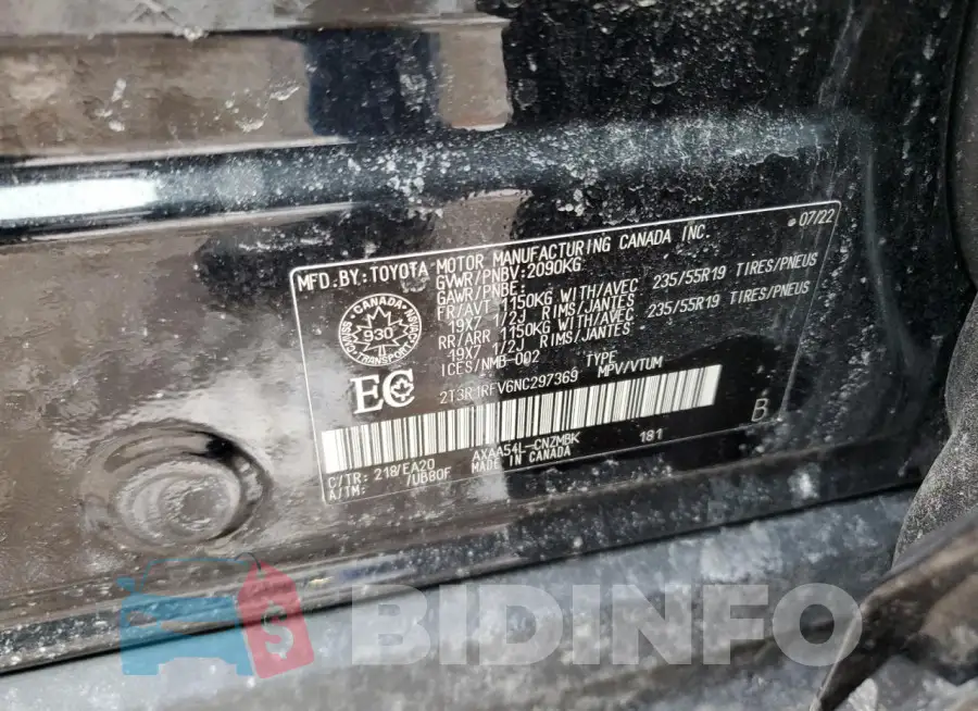 2T3R1RFV6NC297369 Photo# 13