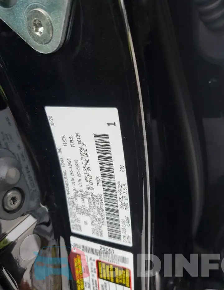 5TFNC5DB8PX014865 Photo# 12