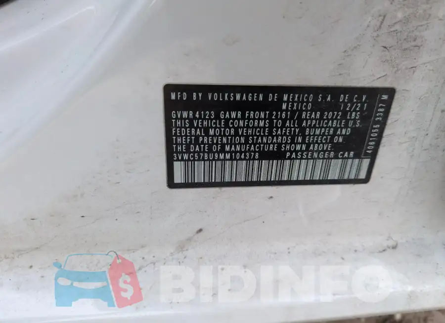 3VWC57BU9MM104378 Photo# 12