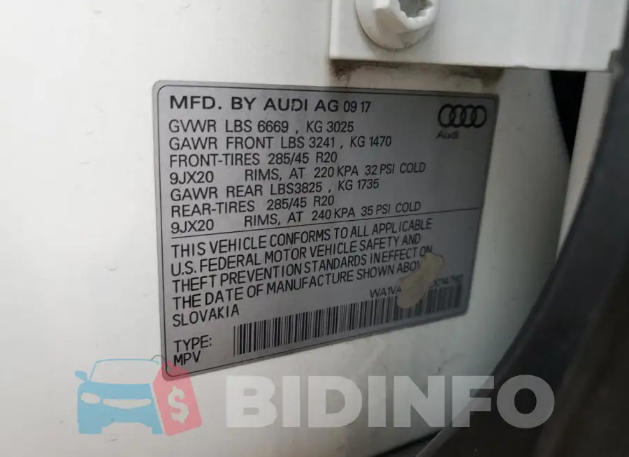 WA1VAAF74JD014792 Photo# 13