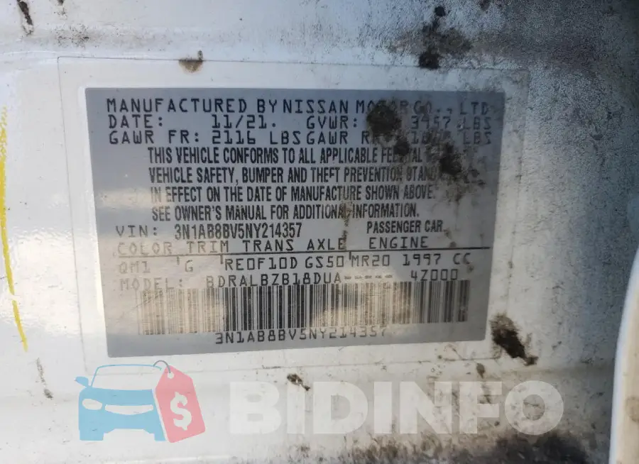 3N1AB8BV5NY214357 Photo# 12