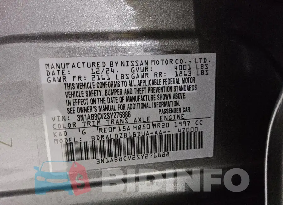 3N1AB8CV2SY276888 Photo# 12
