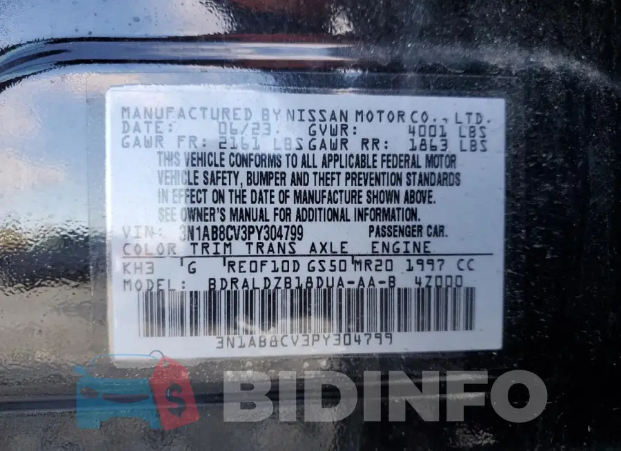 3N1AB8CV3PY304799 Photo# 12