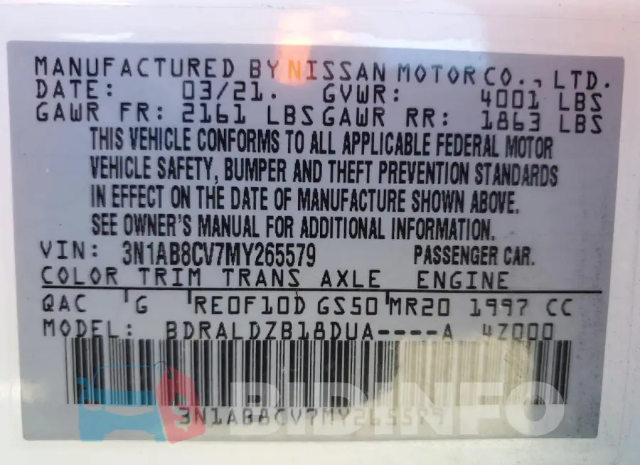 3N1AB8CV7MY265579 Photo# 13