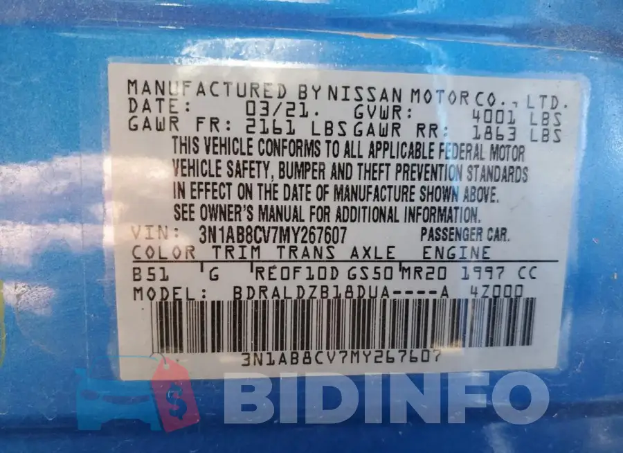 3N1AB8CV7MY267607 Photo# 12