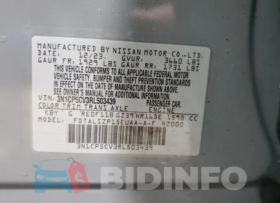 3N1CP5CV3RL503439 Photo# 14