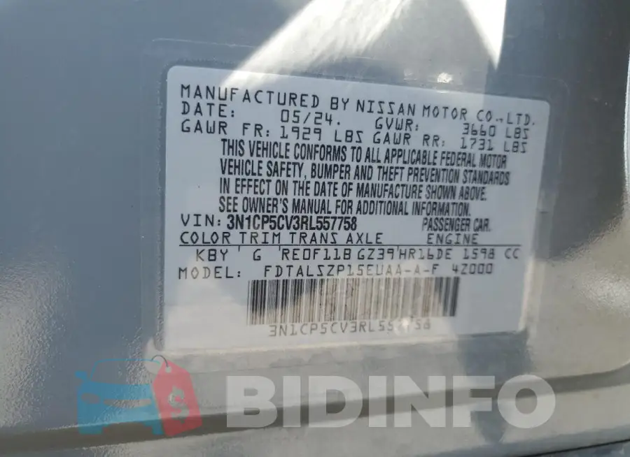 3N1CP5CV3RL557758 Photo# 12