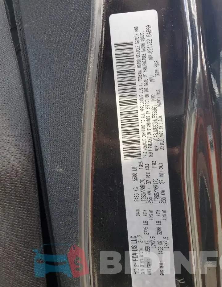1C4BJWEG3HL593961 Photo# 14
