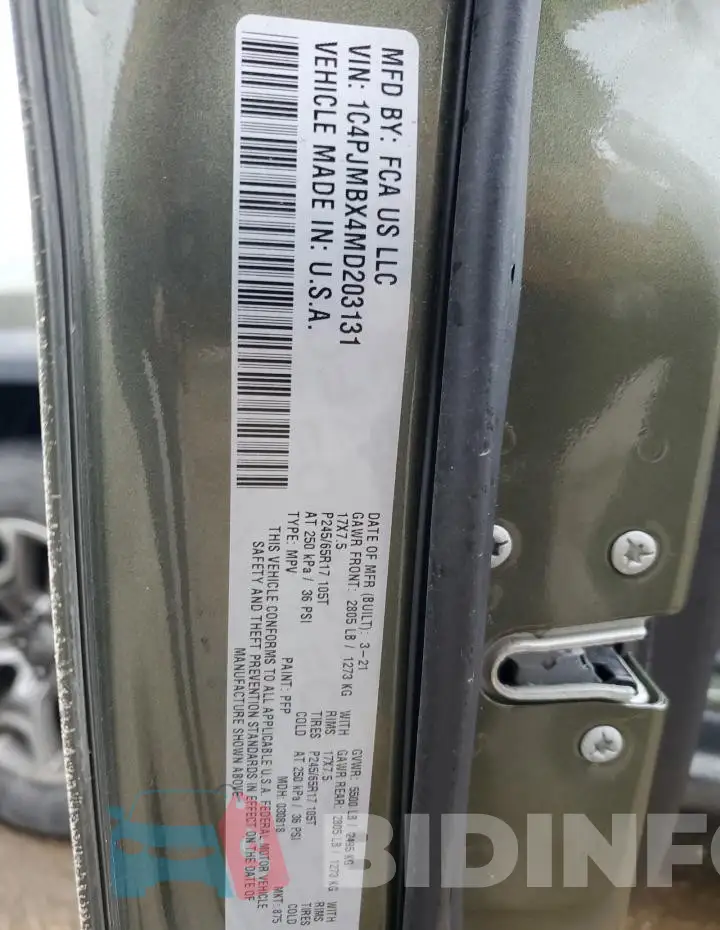 1C4PJMBX4MD203131 Photo# 13