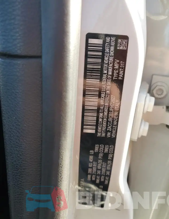 ZACCJBCB2JPH72627 Photo# 13