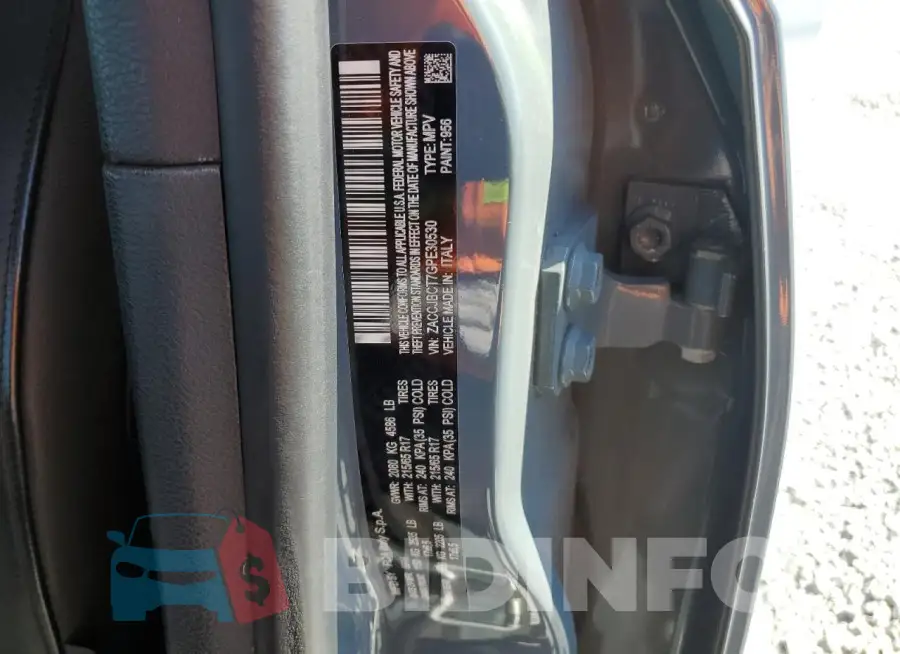 ZACCJBCT7GPE30530 Photo# 13