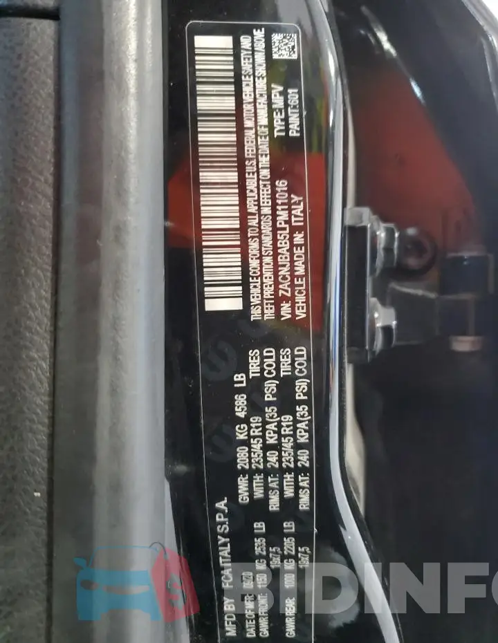 ZACNJBAB5LPM11016 Photo# 13