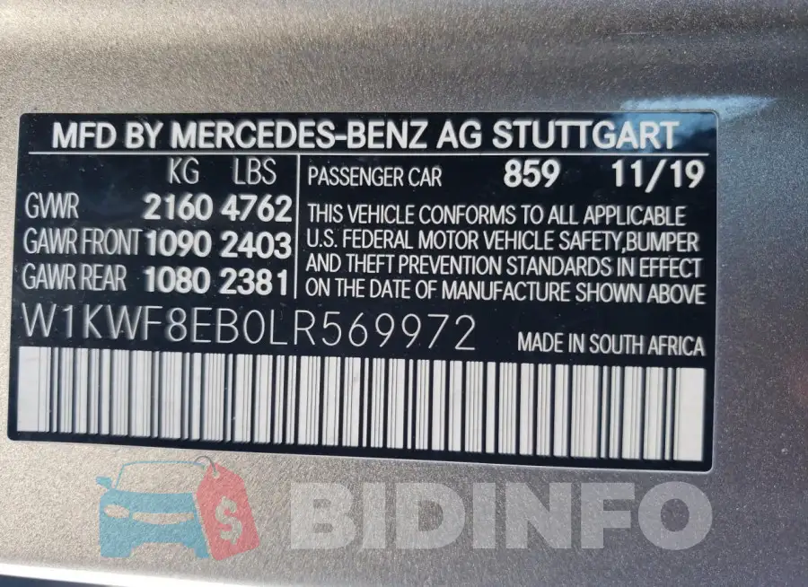 W1KWF8EB0LR569972 Photo# 12