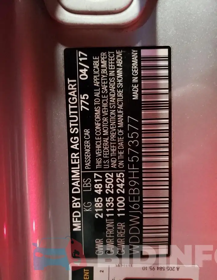 WDDWJ6EB9HF573577 Photo# 13