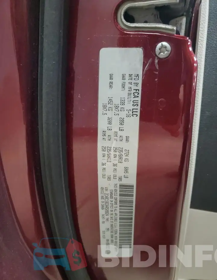 2C4RC1BG3HR509824 Photo# 13