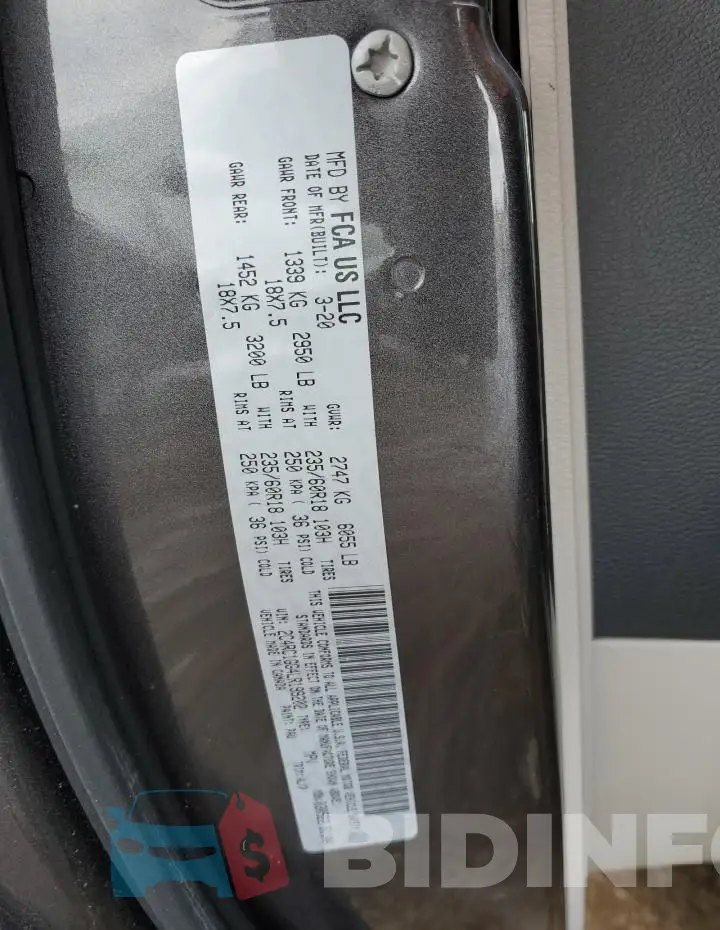 2C4RC1GG4LR199202 Photo# 13