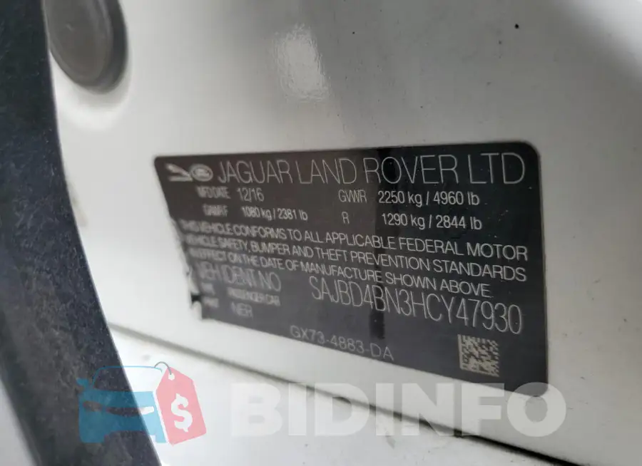 SAJBD4BN3HCY47930 Photo# 12