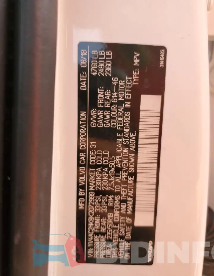 YV4AC2HK8K2072999 Photo# 13