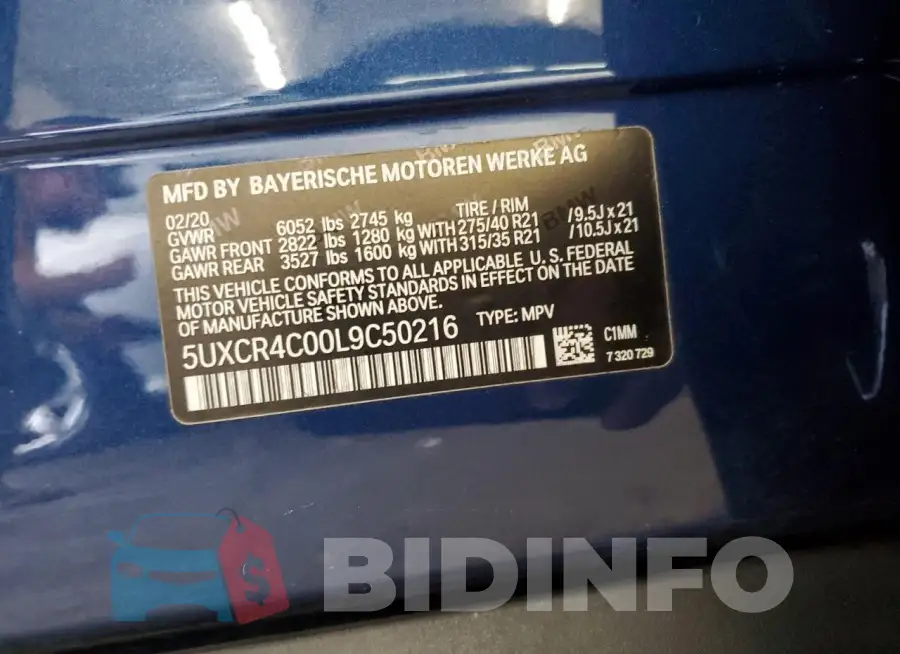 5UXCR4C00L9C50216 Photo# 13