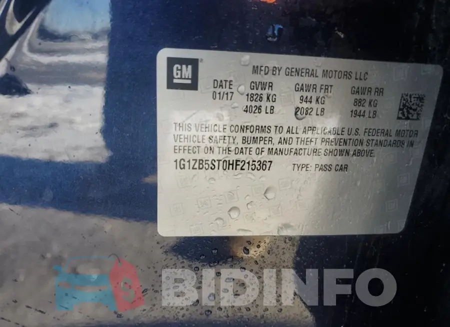 1G1ZB5ST0HF215367 Photo# 12