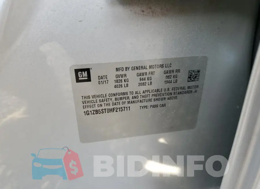 1G1ZB5ST0HF215711 Photo# 12