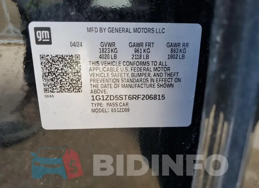 1G1ZD5ST6RF206815 Photo# 12