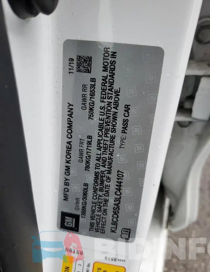 KL8CD6SA3LC444107 Photo# 13