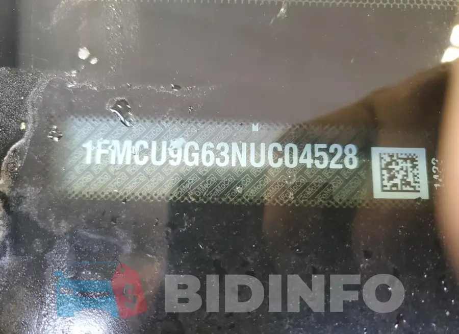 1FMCU9G63NUC04528 Photo# 13