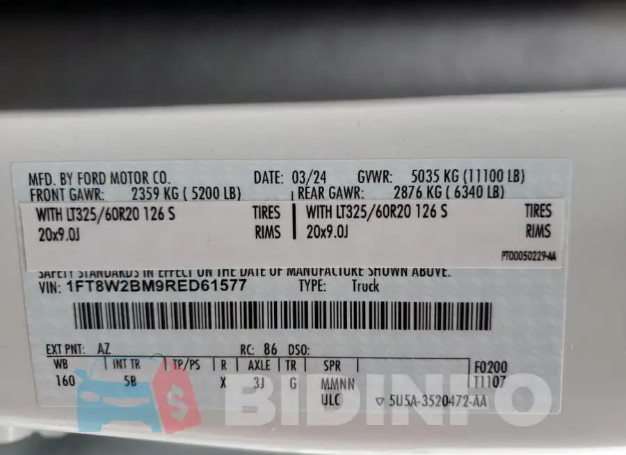 1FT8W2BM9RED61577 Photo# 12