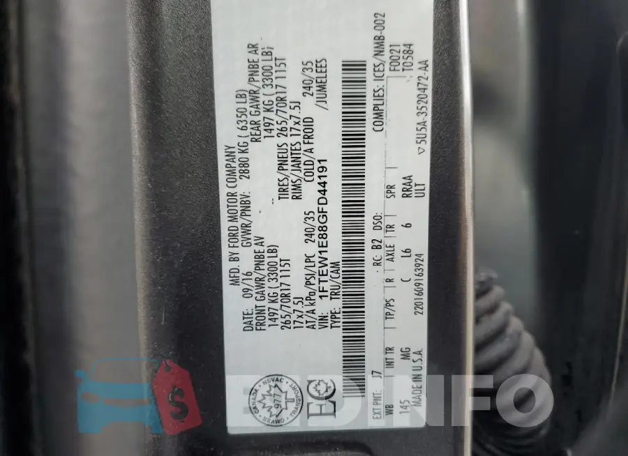 1FTEW1E88GFD44191 Photo# 13