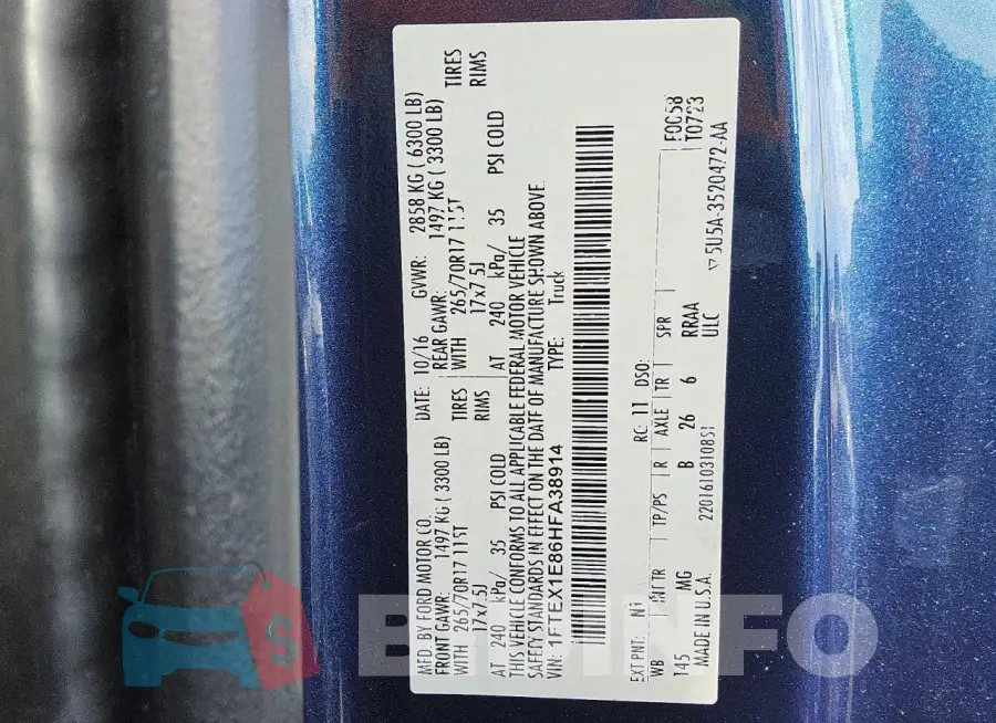 1FTEX1E86HFA38914 Photo# 12
