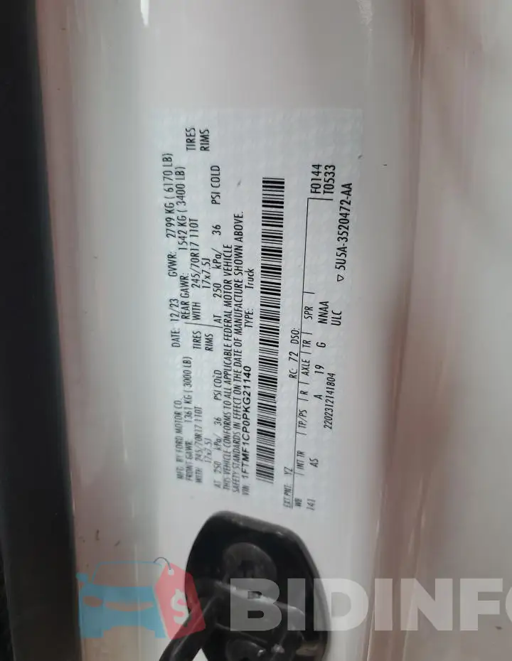 1FTMF1CP0PKG21140 Photo# 12