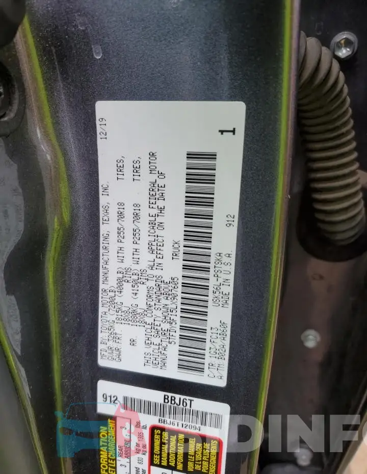 5TFDY5F15LX907605 Photo# 12