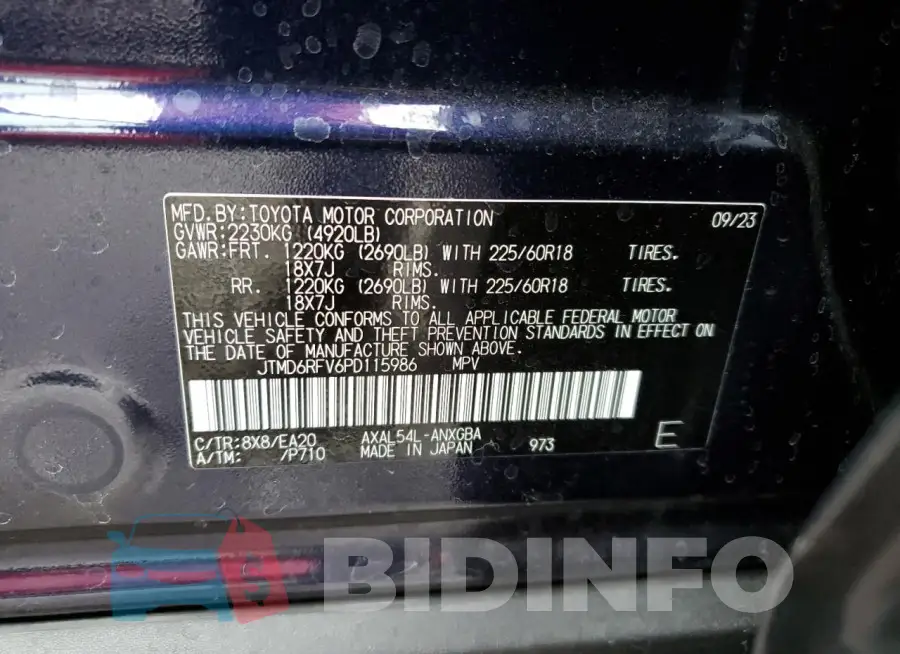JTMD6RFV6PD115986 Photo# 12