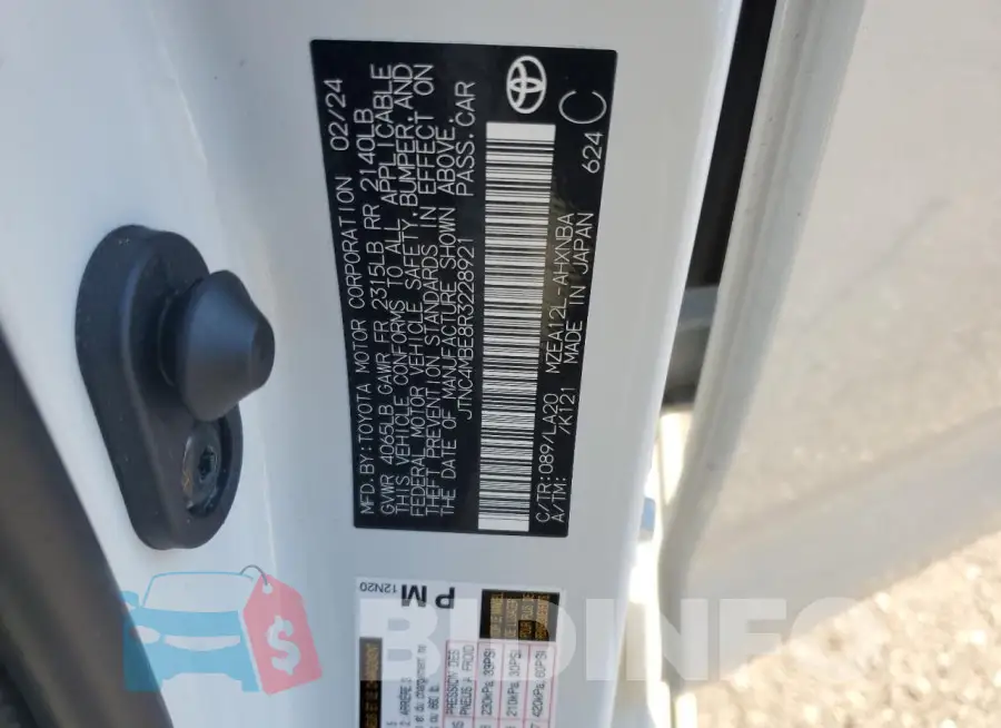 JTNC4MBE8R3228921 Photo# 12