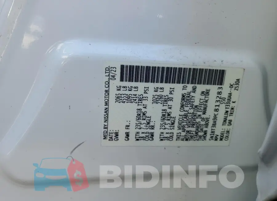 5N1BT3BA9PC813283 Photo# 14