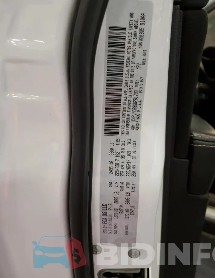 1C4PJMCB9GW261733 Photo# 14