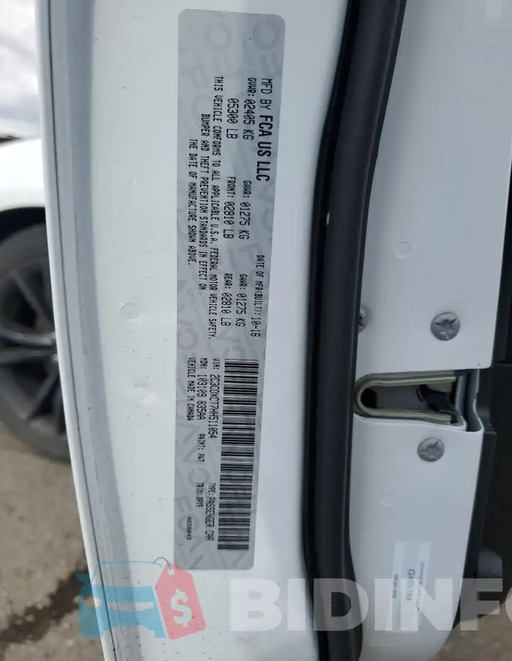 2C3CDXCT7HH511054 Photo# 12