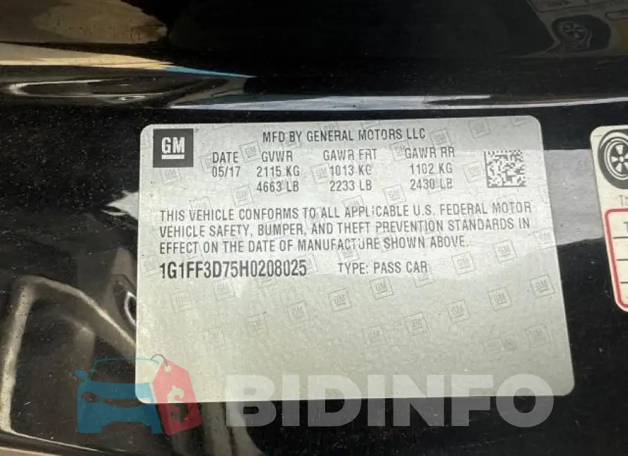 1G1FF3D75H0208025 Photo# 10