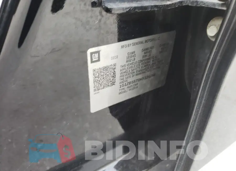 1G1ZB5ST0KF124266 Photo# 12