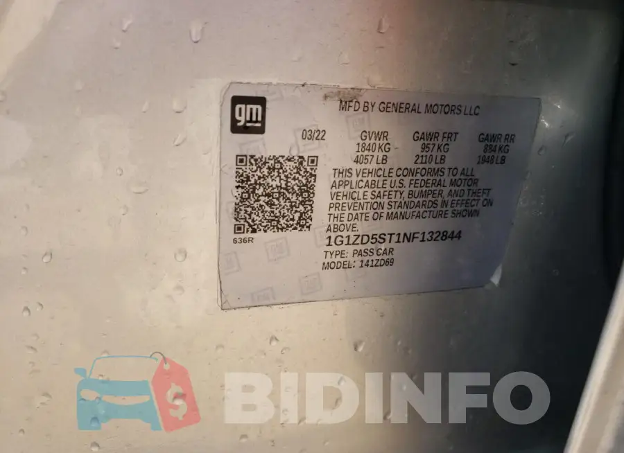 1G1ZD5ST1NF132844 Photo# 12