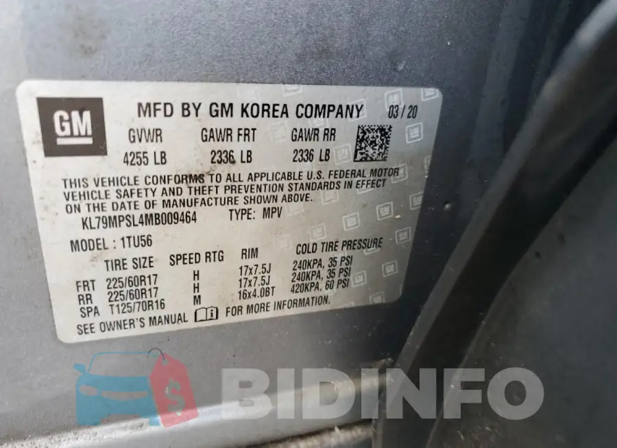 KL79MPSL4MB009464 Photo# 14