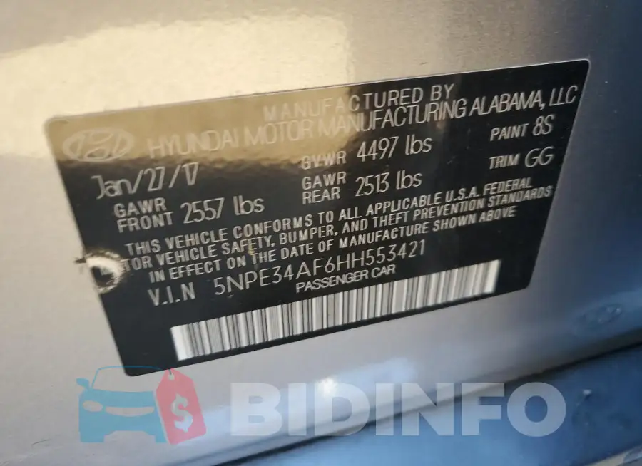5NPE34AF6HH553421 Photo# 12