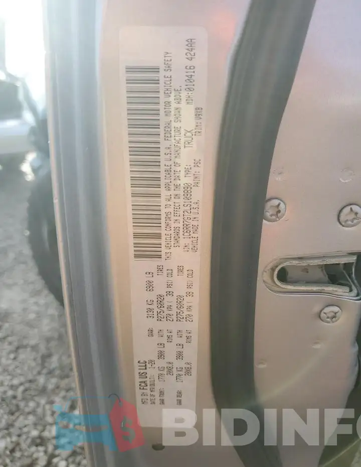 1C6RR7GT2LS109890 Photo# 12