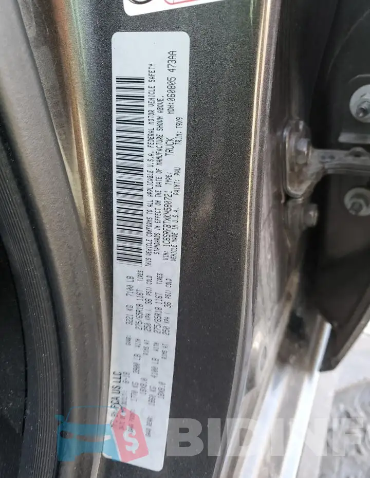 1C6SRFBTXKN580721 Photo# 12