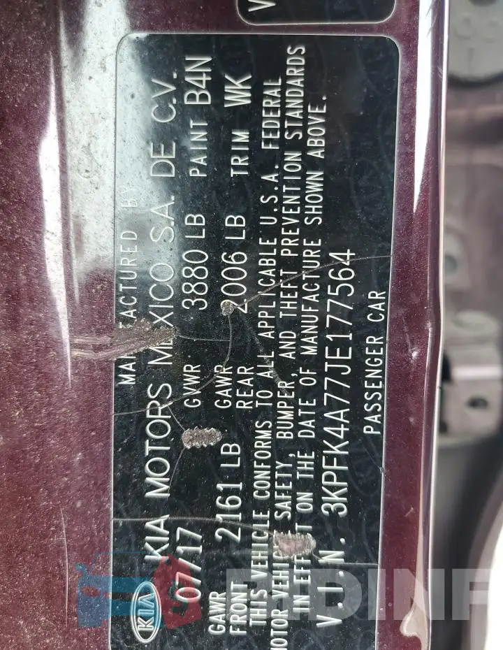 3KPFK4A77JE177564 Photo# 12