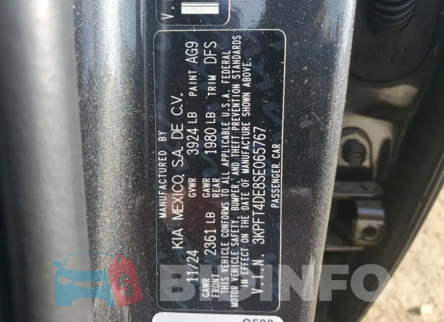 3KPFT4DE8SE065767 Photo# 12