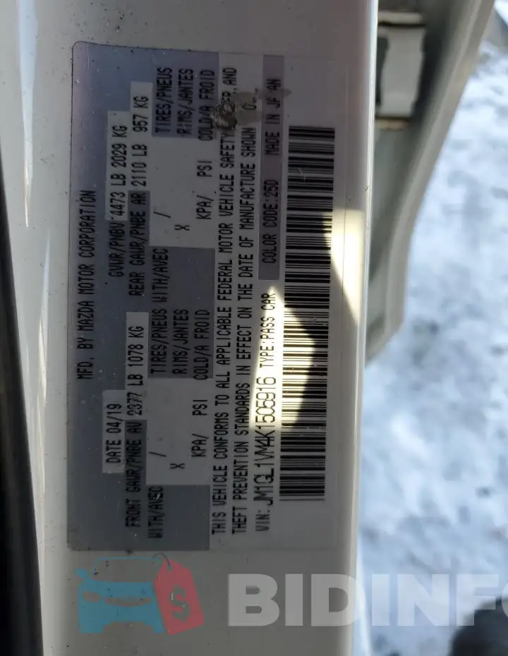 JM1GL1VM4K1505916 Photo# 12